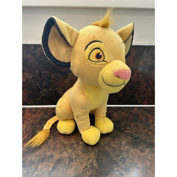 Disney Other - Disney The Lion King Movie Sitting Simba Cub 14" Plush Stuffed Animal Toy‎ EUC